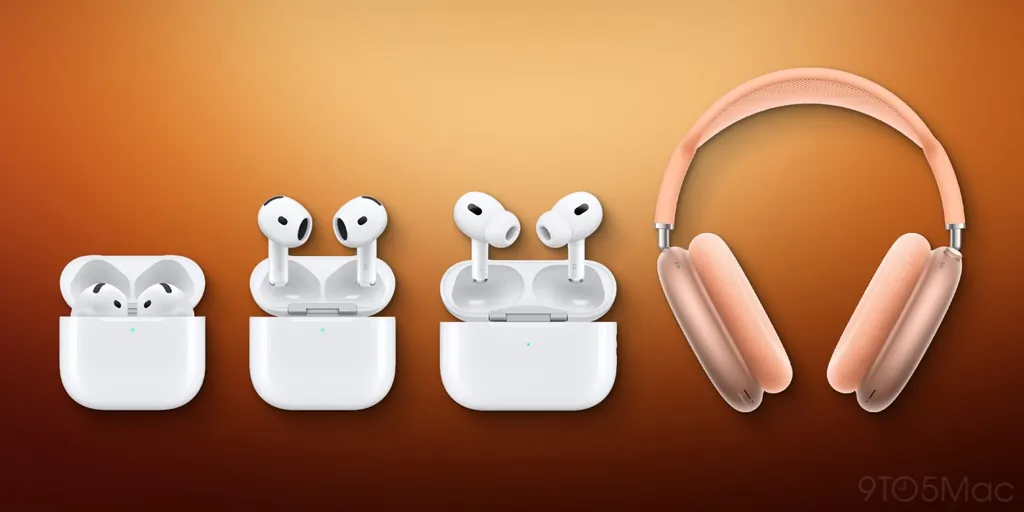 AirPods 4の発表に続く新しいAirPodsのラインナップ